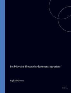 bedouins Shosou des documents egyptiens