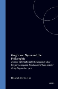 Gregor von Nyssa und die Philosophie