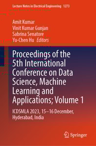 Proceedings of the 5th International Conference on Data Science, Machine Learning and Applications; Volume 1