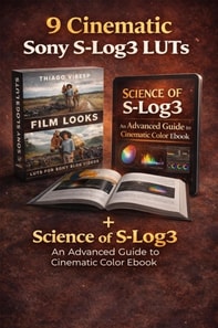 9 Cinematic Sony Slog3 LUTs + Science of S-Log3: An Advanced Guide to Cinematic Color Ebook