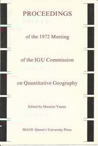 Proceedings of the 1972 Meeting of the IGU Commission on Quantitative Geography