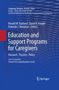 Education and Support Programs for Caregivers