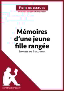 Mémoires d'une jeune fille rangée de Simone de Beauvoir (Fiche de lecture)