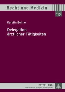 Delegation aerztlicher Taetigkeiten