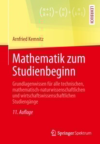 Mathematik zum Studienbeginn