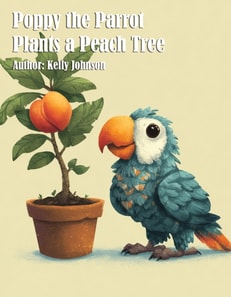 Poppy the Parrot Plants a Peach Tree