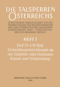 Beobachtungseinrichtungen an den Talsperren Salza-Hierzmann, Ranna und Wiederschwing