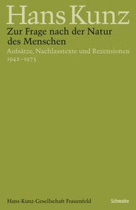 Zur Frage nach der Natur des Menschen