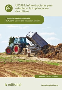Infraestructuras para establecer la implantación de cultivos. AGAU0208