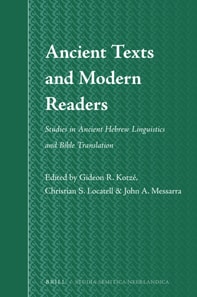 Ancient Texts and Modern Readers
