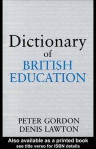Dictionary of British Education