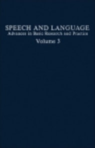 Speech and Language