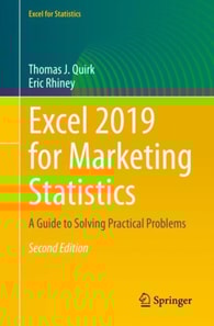 Excel 2019 for Marketing Statistics