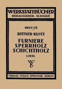 Furniere — Sperrholz Schichtholz