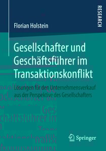 Gesellschafter und Geschäftsführer im Transaktionskonflikt