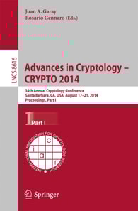 Advances in Cryptology -- CRYPTO 2014