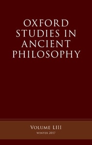 Oxford Studies in Ancient Philosophy, Volume 53