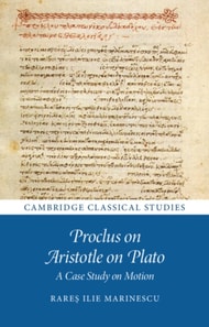 Proclus on Aristotle on Plato