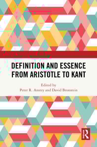 Definition and Essence from Aristotle to Kant