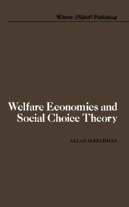 Welfare Economics and Social Choice Theory