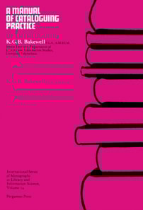 Manual of Cataloguing Practice