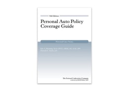 Personal Auto Policy Coverage Guide, 5th Edition