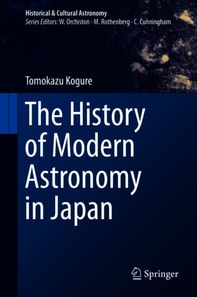 History of Modern Astronomy in Japan