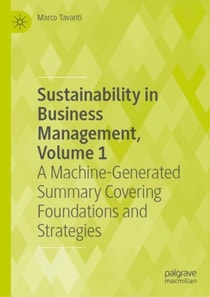 Sustainability in Business Management, Volume 1