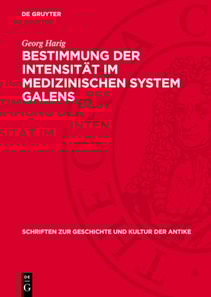 Bestimmung der Intensität im medizinischen System Galens