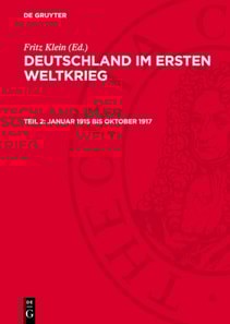 Januar 1915 bis Oktober 1917