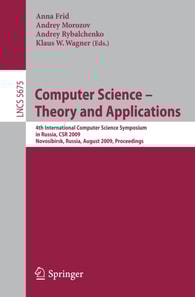 Computer Science - Theory and Applications