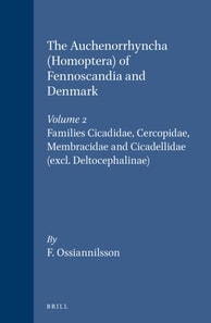 Auchenorrhyncha (Homoptera) of Fennoscandia and Denmark, Volume 2