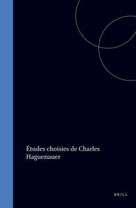 Etudes choisies de Charles Haguenauer