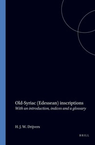 Old-Syriac (Edessean) inscriptions