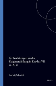 Beobachtungen zu der Plagenerzahlung in Exodus VII 14 - XI 10