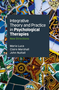 Integrative Theory And Practice In Psychological Therapies :New Directions