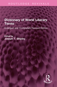 Dictionary of World Literary Terms