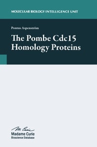 Pombe Cdc15 Homology Proteins