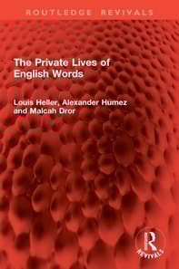 Private Lives of English Words