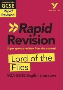 York Notes RAPID AQA GCSE (Revision Guide) Lord of the Flies - for 2026, 2027 exams