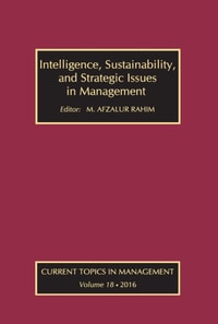 Intelligence, Sustainability, and Strategic Issues in Management