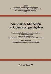 Numerische Methoden bei Optimierungsaufgaben