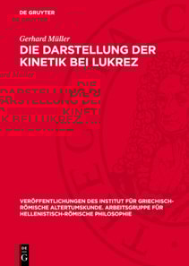 Die Darstellung der Kinetik bei Lukrez