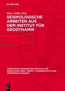 Seismologische Arbeiten aus dem Institut für Geodynamik