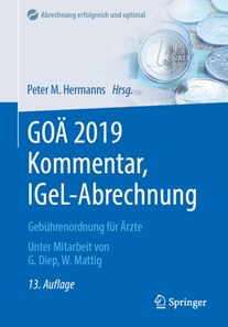 GOÄ 2019 Kommentar, IGeL-Abrechnung