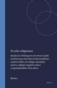 Ex orbe religionum