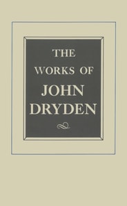 Works of John Dryden, Volume X