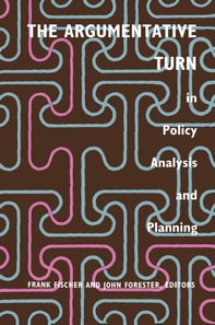Argumentative Turn in Policy Analysis and Planning