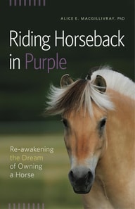 Riding Horseback in Purple