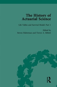 History of Actuarial Science Vol I